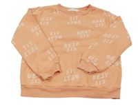 Korálová mikina s nápismi H&M