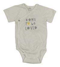 Bílé zavinovací body s nápisem H&M