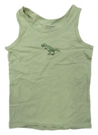 Zelené tielko s dinosaurom