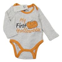 Nové - Šedo-oranžové body s dýní a nápisem Pep&Co