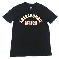 Čierne tričko s logom Abercrombie&Fitch