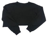 Čierna crop mikina New Look