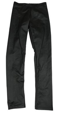 Černé potažené legíny H&M