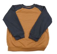 Hnedo-tmavosivá mikina Nutmeg