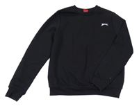 Čierna mikina s logom Slazenger