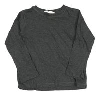 Tmavošedé triko H&M