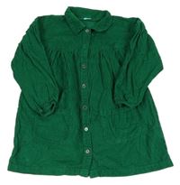 Zelené manšestrové šaty Next