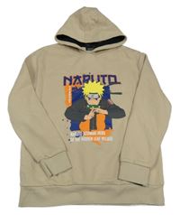 Béžová mikina s kapucí - Naruto 
