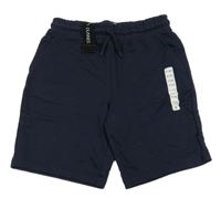 Nové - Tmavomodré teplákové kraťasy Dunnes