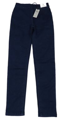 Nové - Tmavomodré džegíny Tu