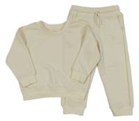 2set - Smotanová mikina s dinem + tepláky s dinem Primark