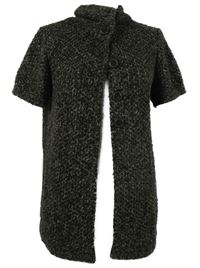 Dámská hnědá svetrová propínací vesta Cecil 