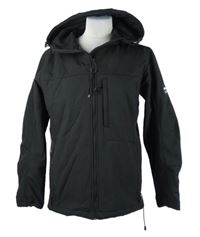 Pánská černá softshellová funkční bunda s kapucí Zara 