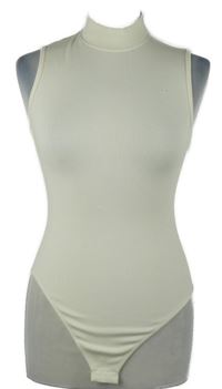 Dámské smetanové žebrované body Primark 
