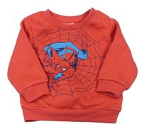 Červená mikina so Spidermanem zn. Marvel