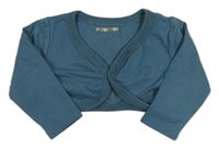 Tmavomodré teplákové bolerko