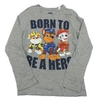 Šedé triko s Paw Patrol Nickelodeon