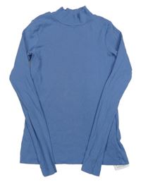 Modré rebrované tričko Name it