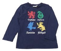 Tmavomodré triko se zvířaty - Harry Potter