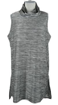 Dámska sivá melírovaná tunika s rolákom Red Herring