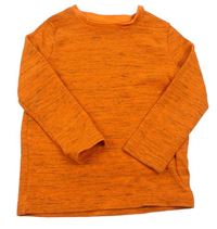 Oranžové melírované tričko Tu