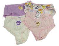 4x barevné kalhotky - Pokémon