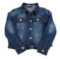 Tmavomodrá rifľová bunda Alive