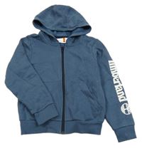 Tmavomodrá propínací mikina s kapucí Timberland