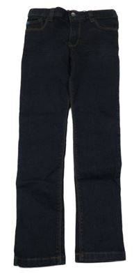 Tmavomodré skinny rifle Next