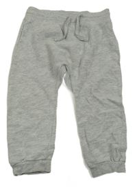 Sivé melírované tepláky H&M