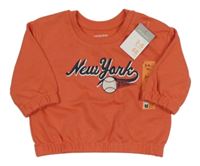 Nové - Korálová mikina s nápisem Primark