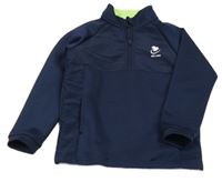 Tmavomodrá športová mikina s potlačou Dunnes