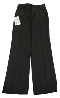 Nové - Antracitové společenské kalhoty 