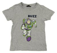 Šedé tričko s Buzzem Disney