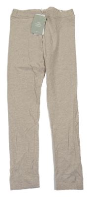 Nové - béžové melírované legíny H&M