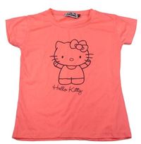 Neónově ružové tričko s Kitty