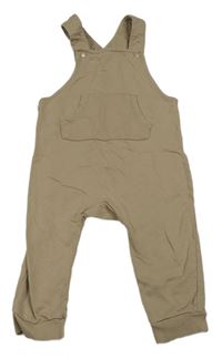 Béžové laclové tepláky s klokankou H&M