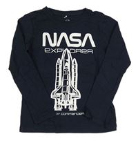 Tmavomodré triko Nasa Name it
