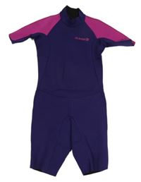 Tmavofialovo-růžový neopren Olaian