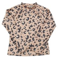 Světlerůžovo-šedo-bílé vzorované UV triko George