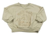 Béžová oversize mikina s koníkem George