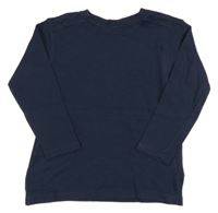 Tmavomodré tričko Kikstar