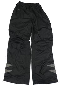 Čierne nepromokavé funkčné nohavice Crane