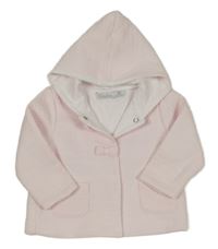 Světlerůžová vzorovaná jarní bunda s kapucí Patachou