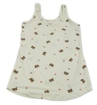 Smetanový top s kočkami No Boundaries