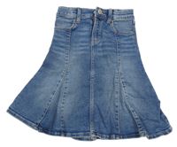 Modrá rifľová dlhá sukňa H&M