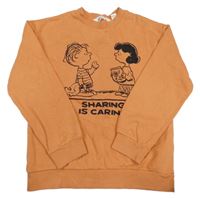 Oranžová mikina so Snoopym H&M