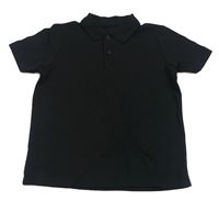 Čierne polo tričko Tu