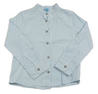 Světlemodro-bílá pruhovaná košile little kids