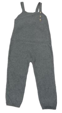 Sivé melírované pletené na traké nohavice lupilu